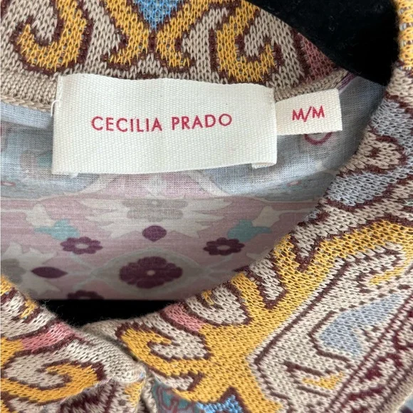 Floral Fringe Blouse - Multicolor